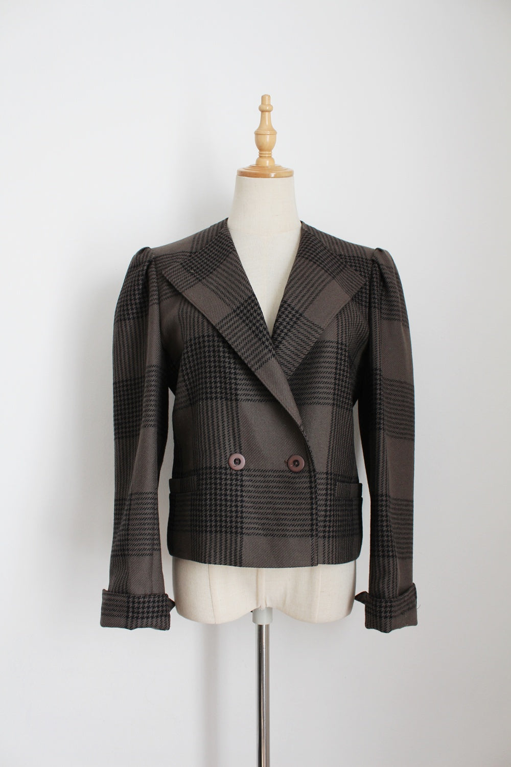 VINTAGE V DEMENTINO WOOL BLAZER - SIZE 10