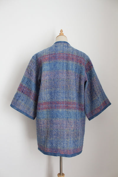 VINTAGE WOOL JACKET BLUE - SIZE 10