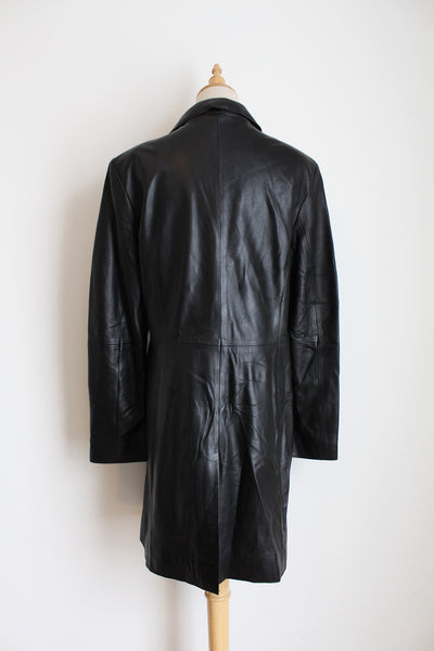 GENUINE LAMBSKIN VINTAGE PER ME JACKET BLACK - SIZE 10