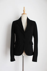 DRYKORN MODAL FITTED BLAZER BLACK - SIZE 8